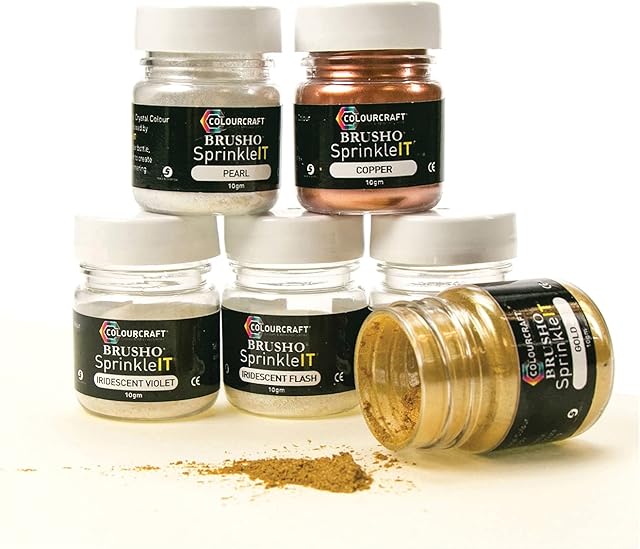 Brusho SprinkleIT set of 6 x 10g Assorted Colours
