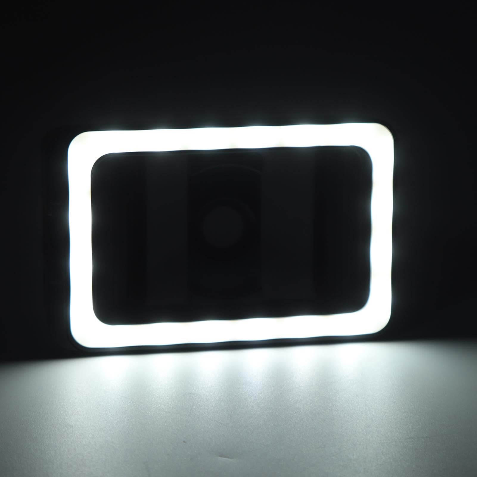 Adaptateur de L'objectif de Filetage de 17 Mm + 37 Mm avec Lumière de Remplissage LED pour Les Pièces Jointes Lens