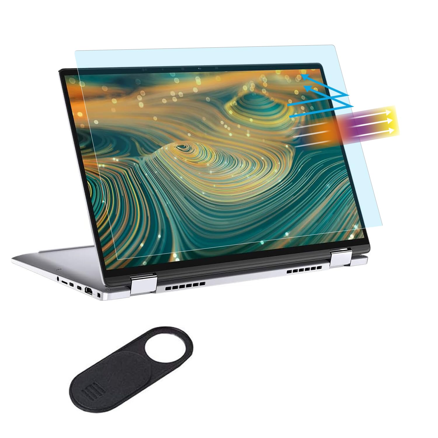 MUBUY-GOL Screen Protector for Dell Latitude 9000 9420 9430 9440 14" Touchscreen Convertible 2 in 1 Notebook, Anti Blue Light Anti Glare Screen Protector Reduces Eyes Strain Reduce Fingerprint