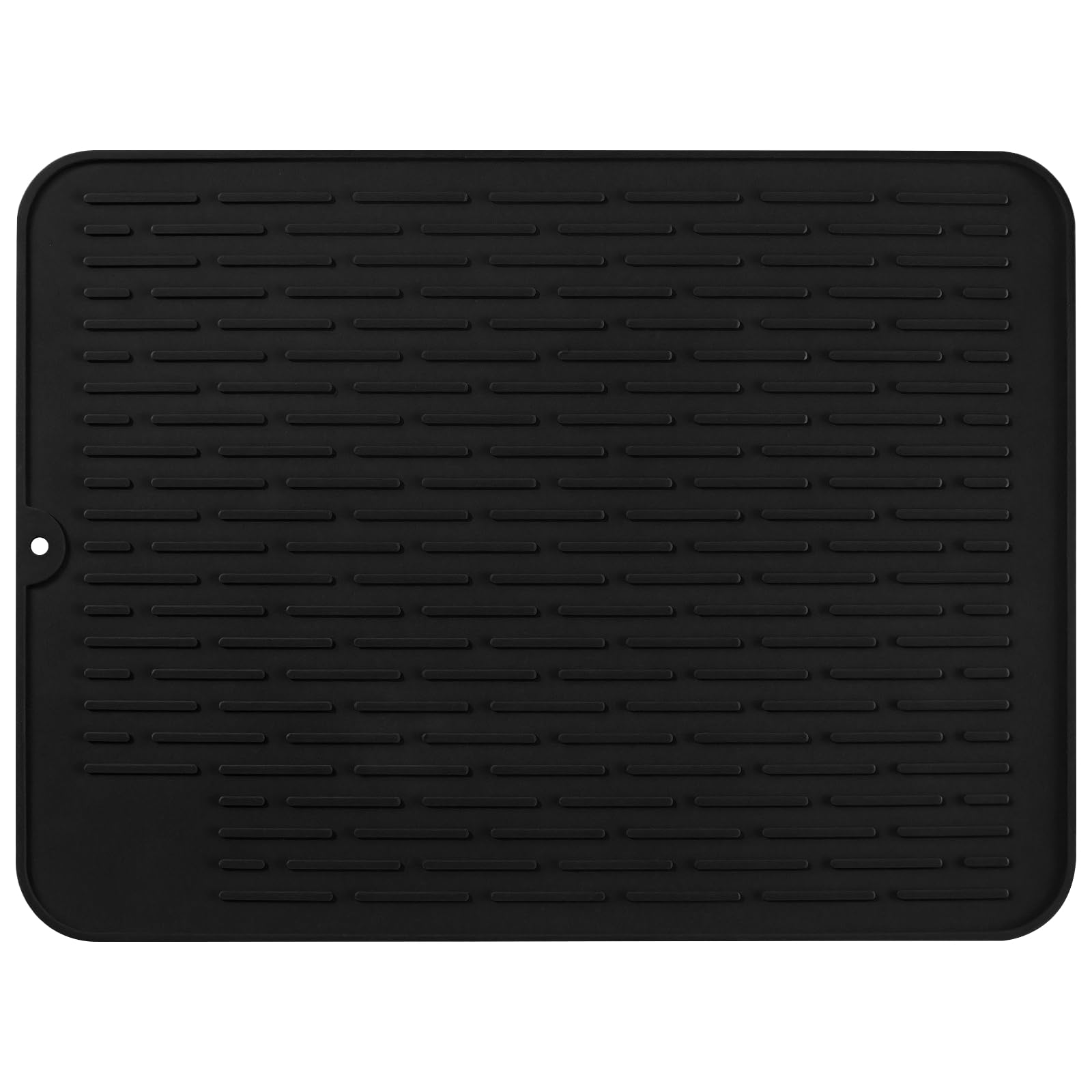 Tapete de secado de platos de silicona escurridor rectangular e impermeable para la cocina