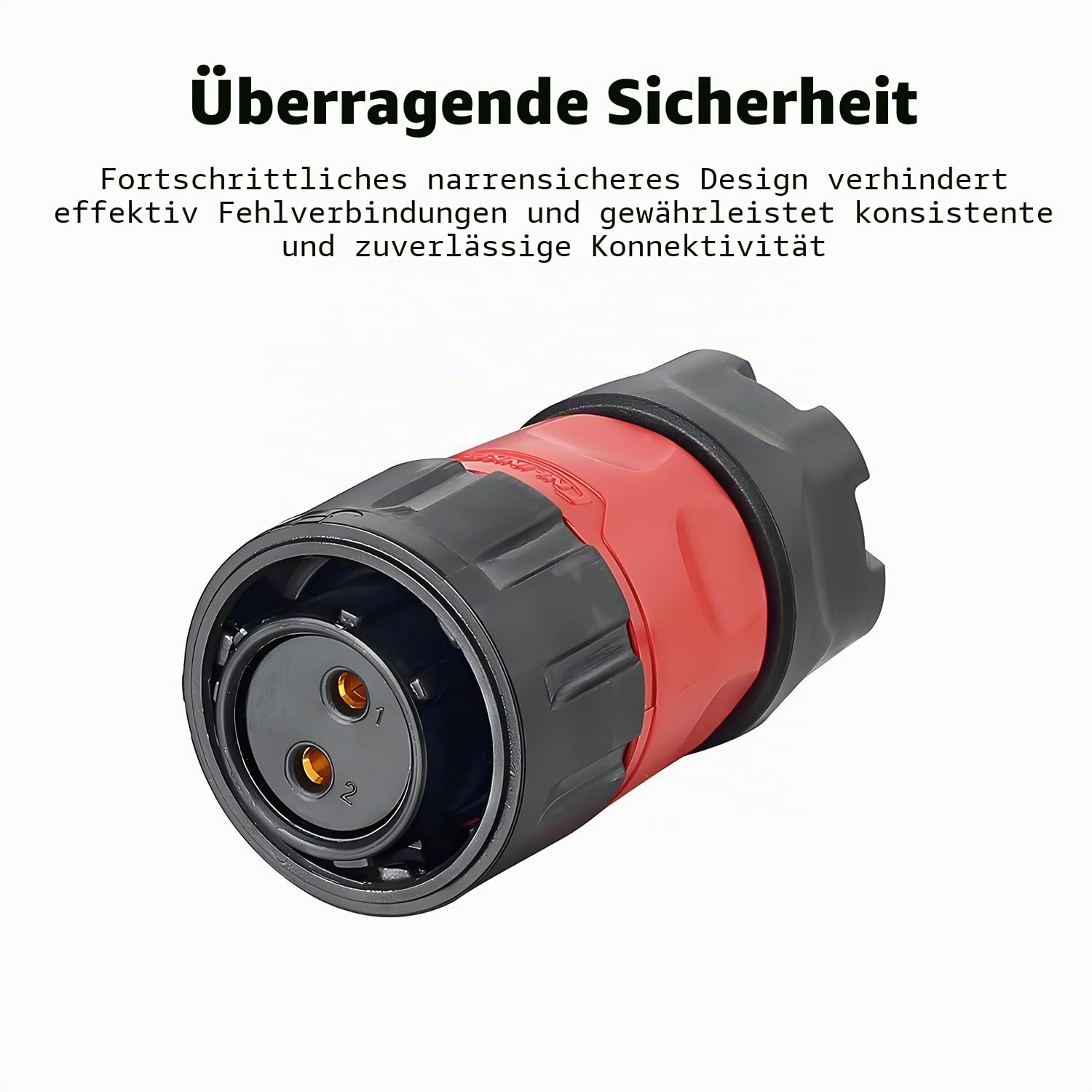 CNLINKO YM-20 2 Polig Reverse Mount Wasserdichter Steckverbinder Industrieller IP68 Rundsteckverbinder Luftfahrtstecker PBT-Gehäusestecker Aviation-Anschluss M20 Flanschdose