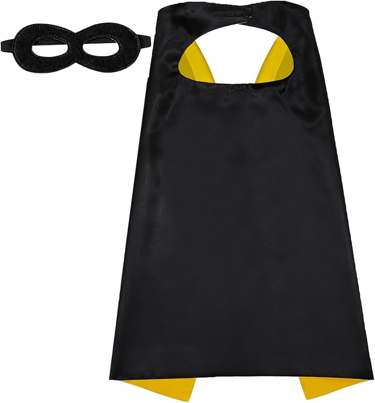 Superhero Capes for Kids Halloween Costumes and Dress up - Superhero Toys Capes 4-10 Year for boys birthday party Gifts