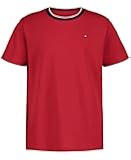Boys' Short Sleeve YD Ringer Crew Neck T-Shirt, Soft, Comfortable, Relaxed Fit
