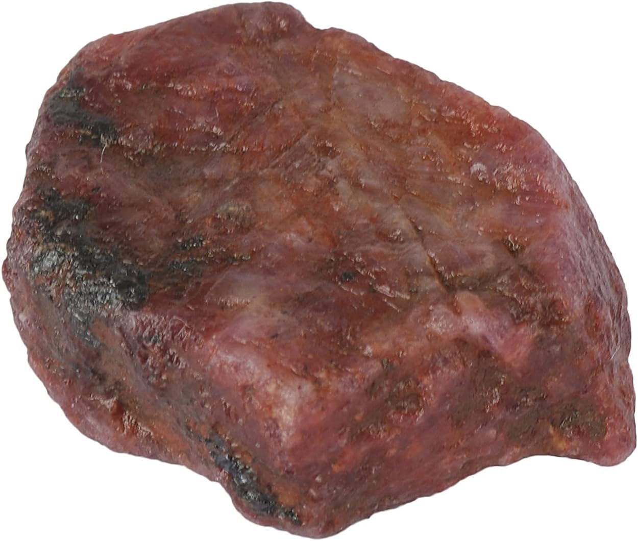 REAL-GEMS Natural Star Ruby Rough Gemstone, Raw Star Ruby, Star Ruby Rough Stone for Jewelry 50.60 Cts Star Ruby