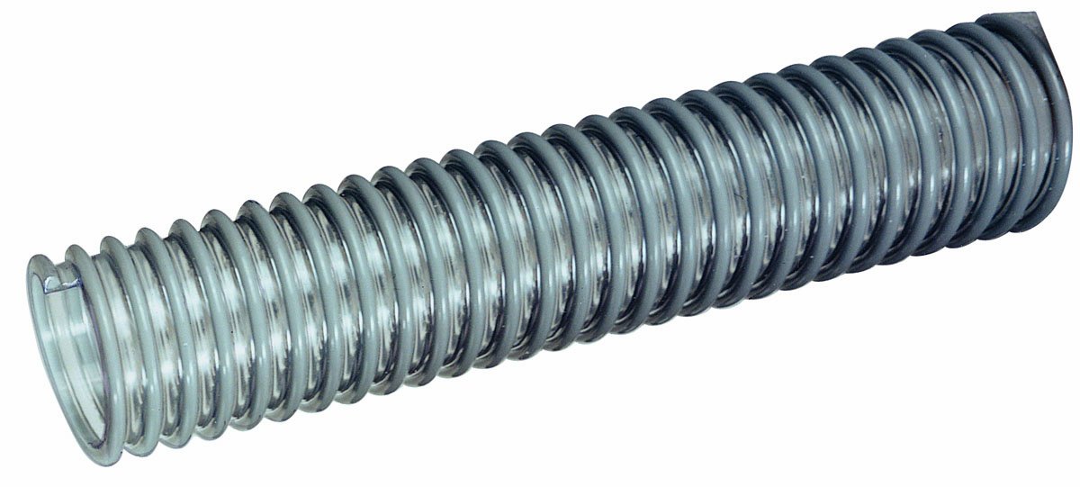 Tigerflex SH Series Standard Duty Low Temperature PVC Liquid Suction Hose, 25 PSI Max Pressure, 4 inches ID, 100 feet Length