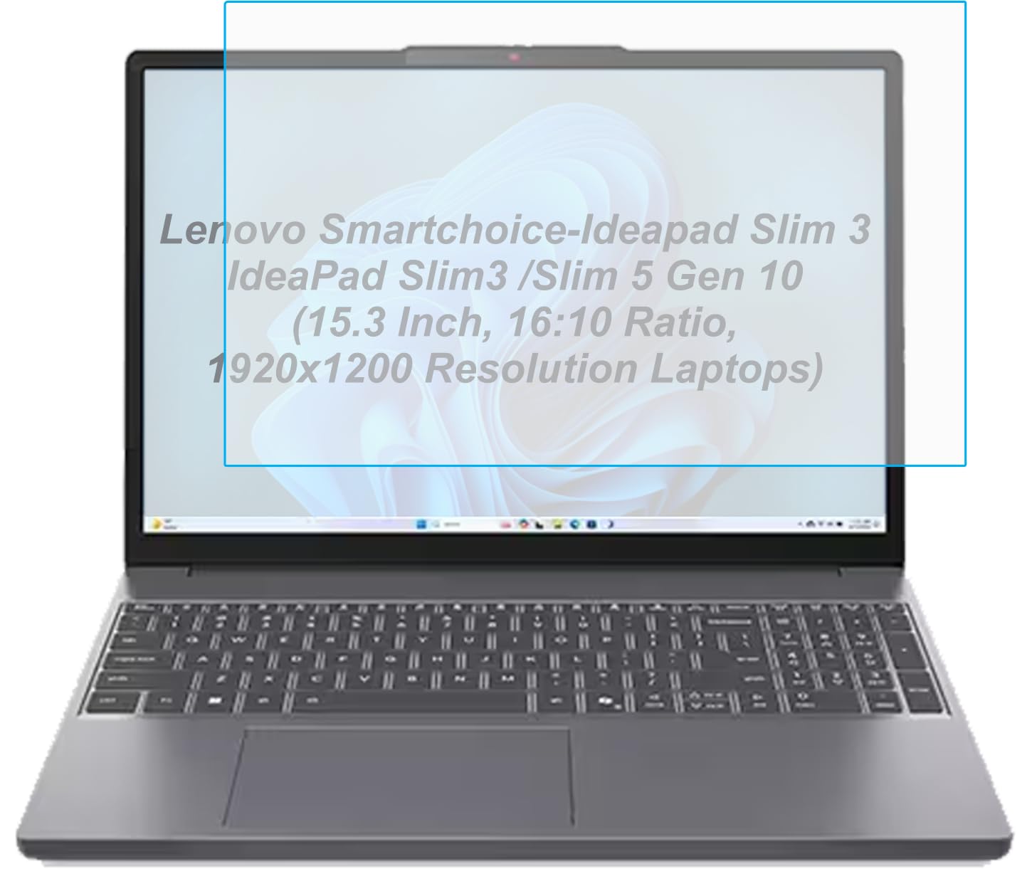 FASHEEN ScreenGuard Compatible With Lenovo Smartchoice-Ideapad Slim 3 / IdeaPad Slim3 /Slim 5 Gen 10 (15.3 Inch, 16:10 Ratio, 1920x1200 Resolution Laptops) Screen Protector Not a Tempered Glass,
