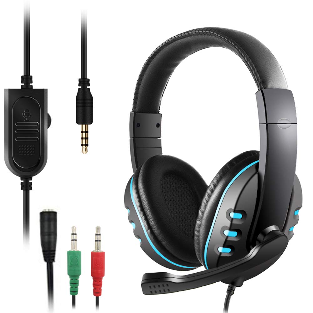 Photo 1 of DaKuan 3.5mm Gaming Headset - Blue