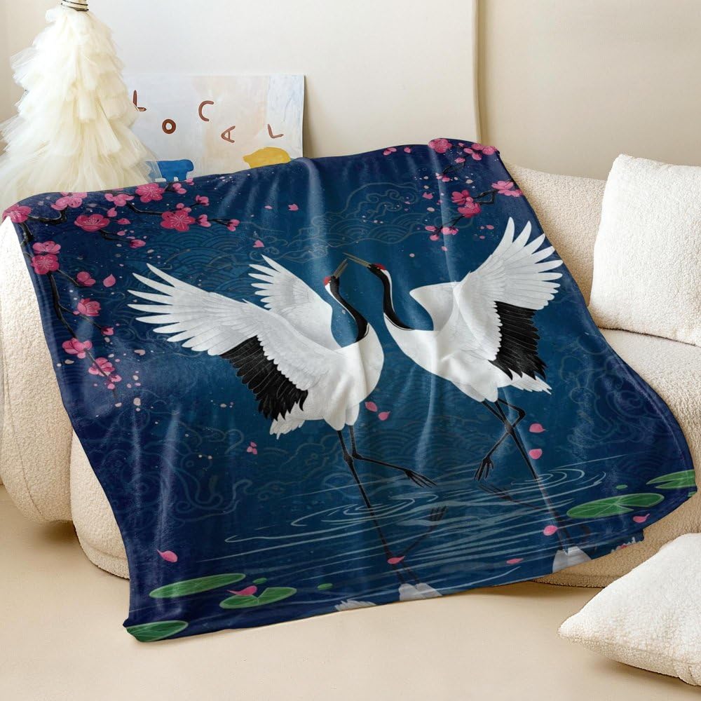 Couverture en flanelle pour lit et canapé : ambiance cocooning orange