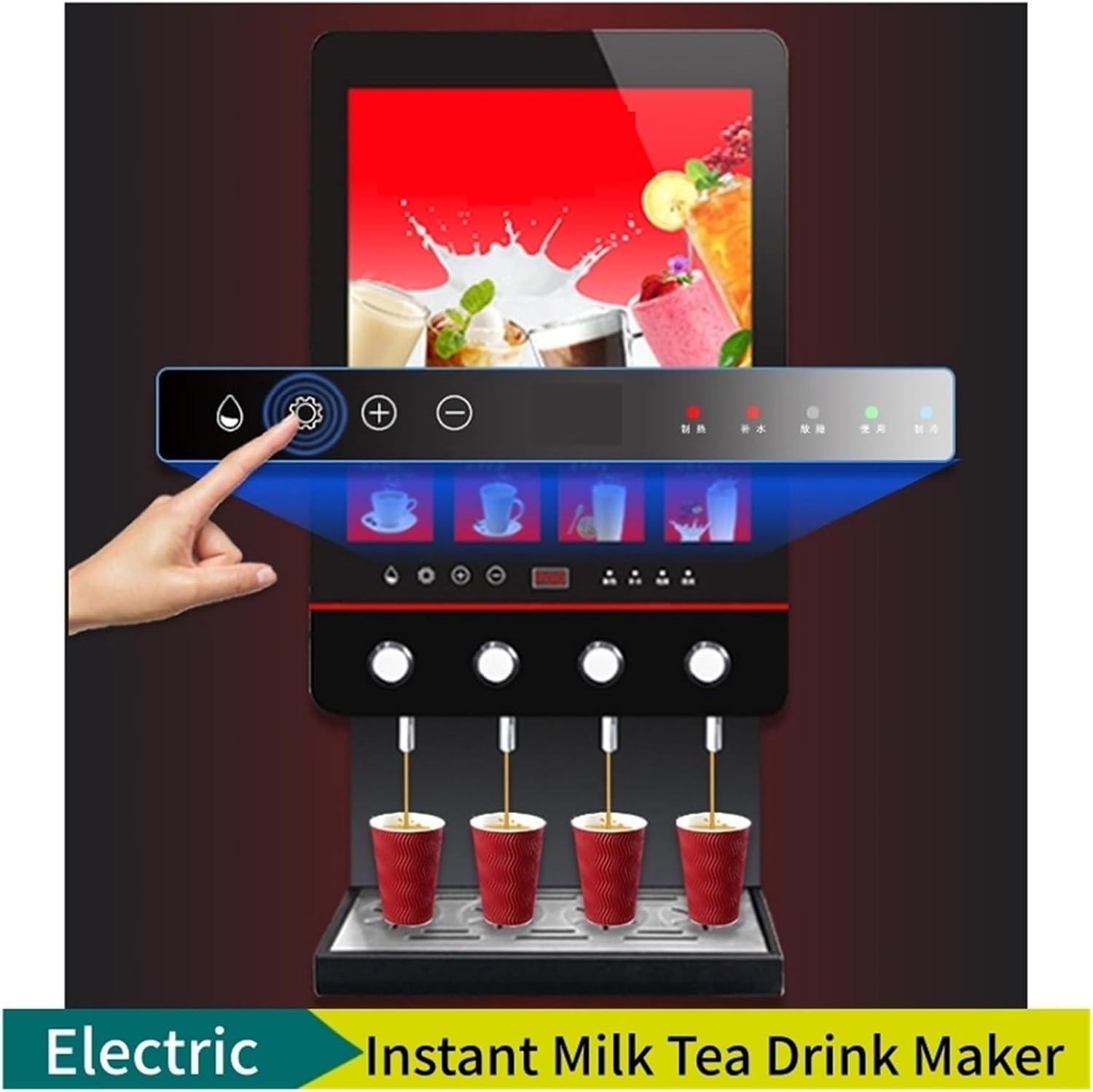 Fully Automatic Instant Coffee Machine, Commercial Type Hot Beverage Machine, Tea And Milk Vending Machine image 2