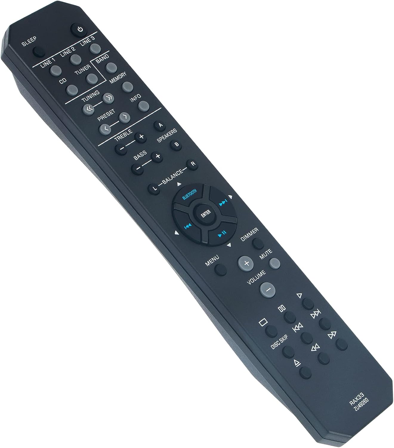 RAX33 ZU49260 Replacement Remote Applicable for Yamaha Stereo Receiver image 5