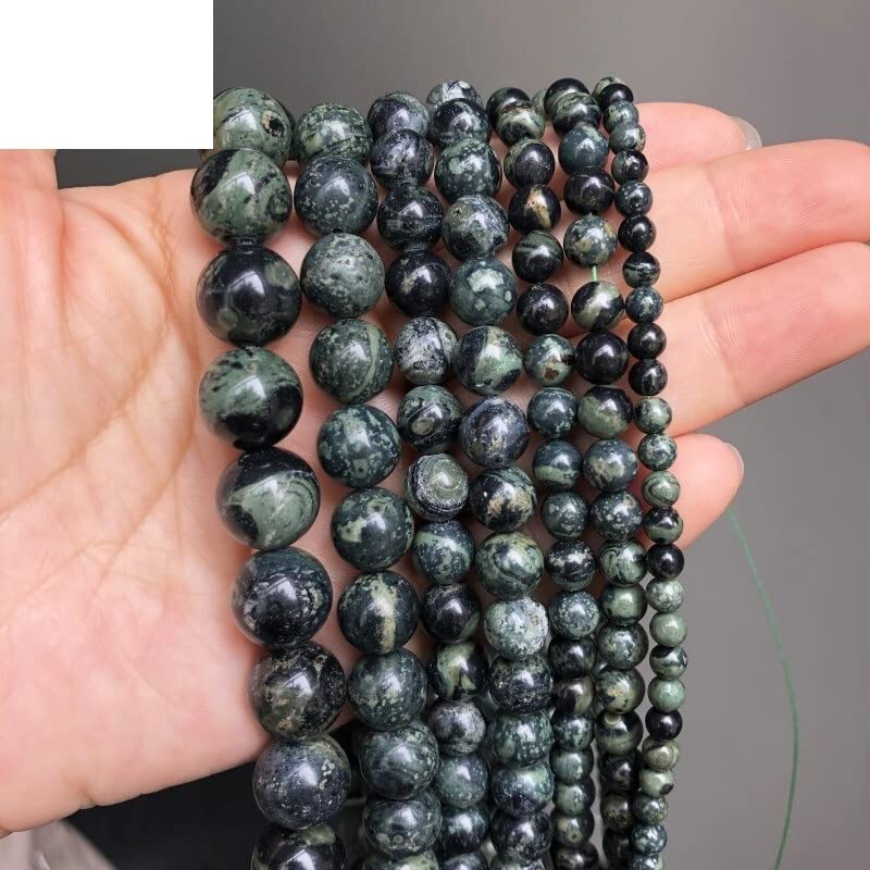 PATIKIL 15 Pezzi Perline In Pietra Naturale, Perline Rondelle Con Foro