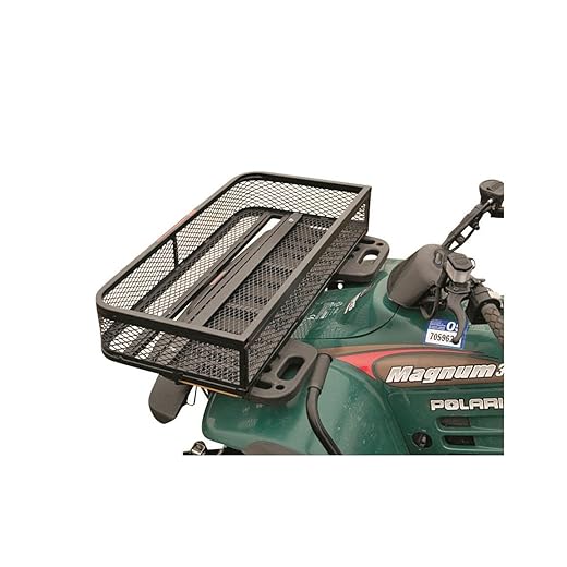 Guide Gear ATV Front Cargo Basket, Luggage Carrier Rack, Heavy-Duty Steel, 36" l. x 17" w. x 5.25" h