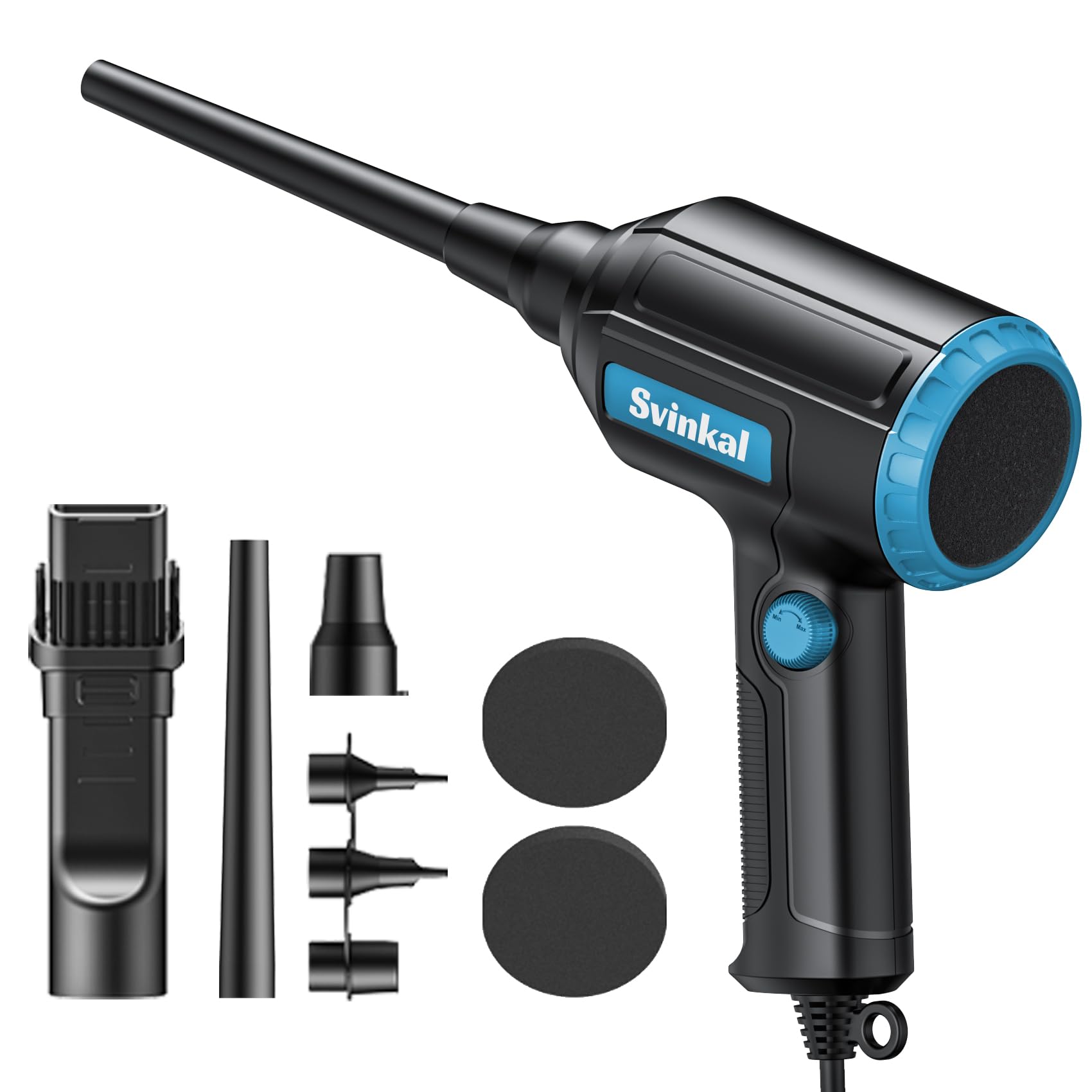 Compressed air Duster Electric 500W Canned air Replacement 40000RPM Air Blower Stepless Speed an AC dust Blower with