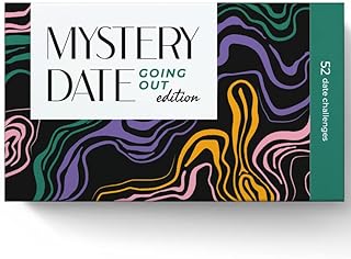 Mystery Date 52 Scratch Off Card Date Night Ideas and 52 Conversation Starters (Going Out Edition) - Couples Gift