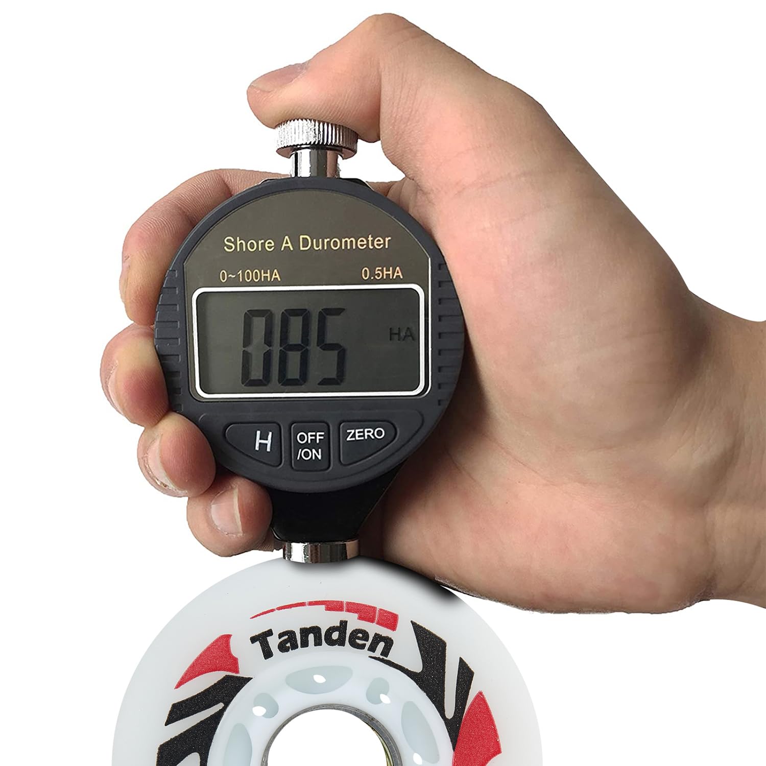 Lot de 8 roues de rechange pour patins à roues alignées de 64 mm avec roulements ABEC-9 lumineux