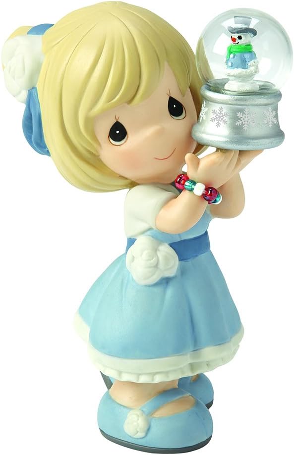 Precious Moments, May Your Christmas Be Filled with Wonder”, Bisque Porcelain Figurine, #161023
