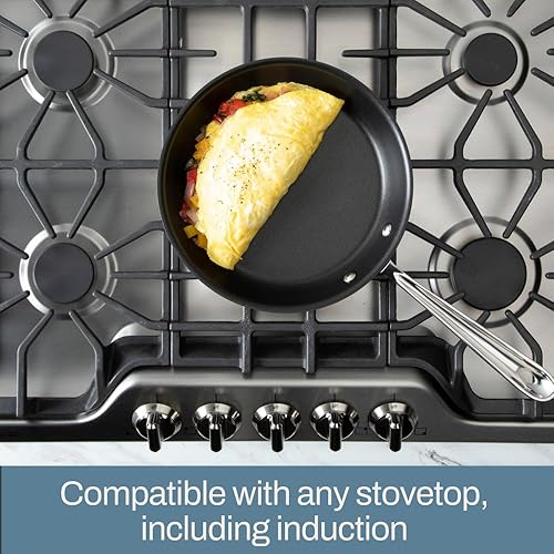 Miniatura 5 de All-Clad 401488 NSR2-R - Juego de utensilios de cocina antiadherentes de tres capas de acero inoxidable sin PFOA 10 piezas color plateado