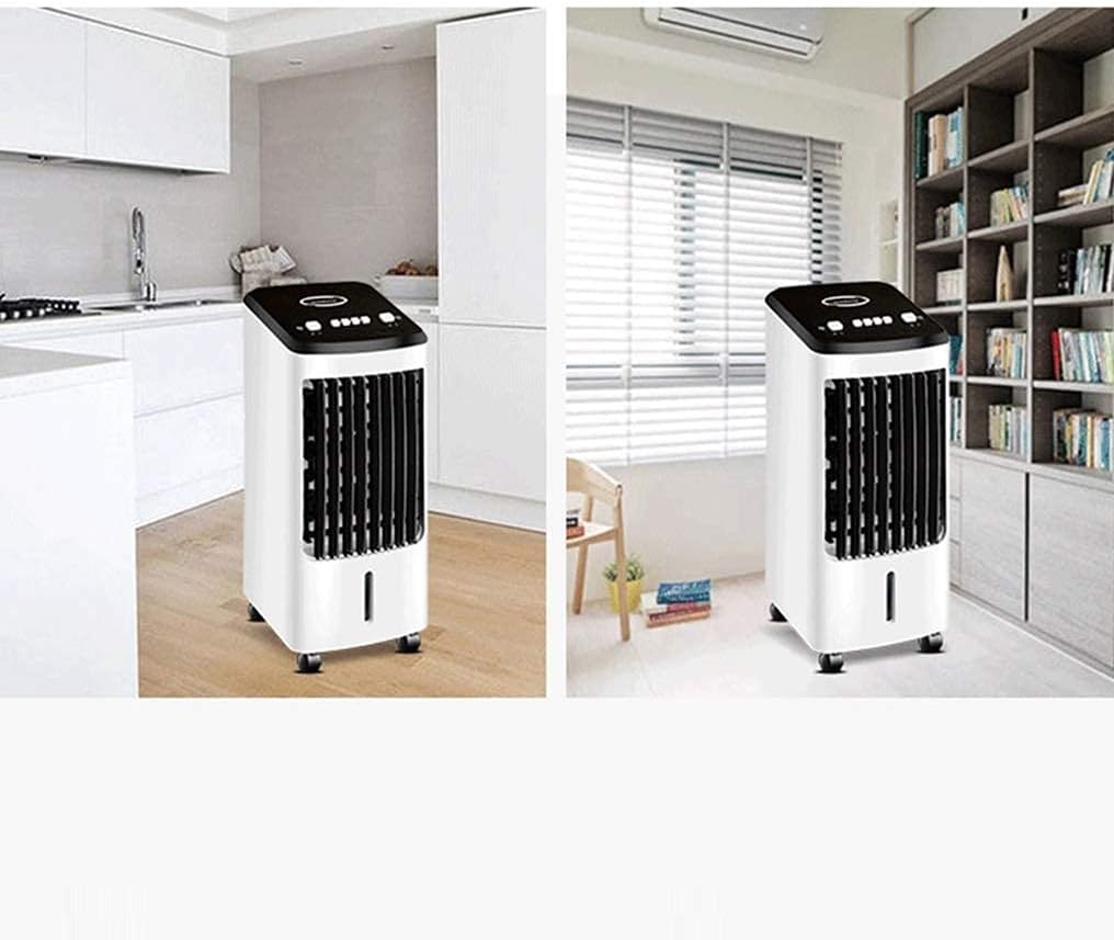 Evaporative Coolers Portable Air Conditioner Fan Evaporative Cooler 3 Fan Speed Conditioner Super Quiet Humidifier Misting Fan for Home Office Bedroom