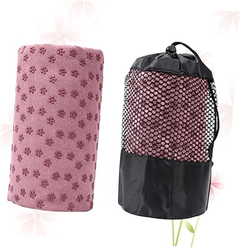 Miniatura 7 de SUPVOX 2 piezas de manta de pilates, esterilla de yoga, toalla de yoga, toalla de secado rápido, esterillas de gimnasio, tapete retráctil de