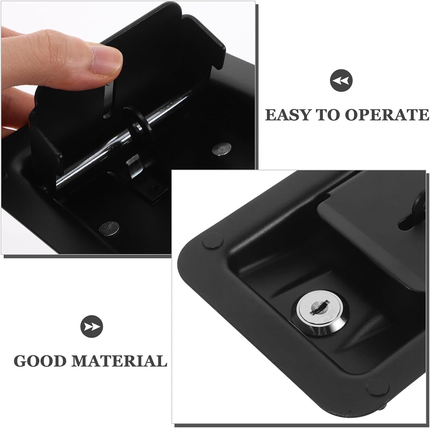 GALPADA Rv Trailer Compartment Lock with Keys Camper Toolbox Cabinet Lock for Storage Door for Rv Bathroom and Safety Cabinet