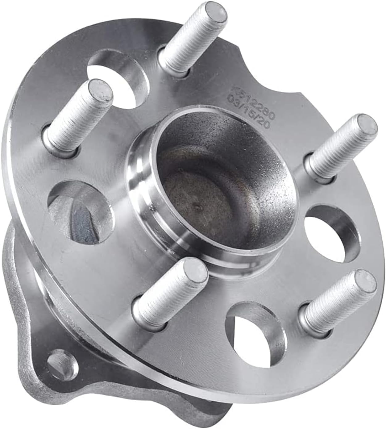 Detroit Axle - FWD 4pc Wheel Bearing Hubs Kit for 2004-2010 Toyota Sienna 2005 2006 2007 2008 2009, 2 Rear Wheel Bearing Hubs 2 Front Wheel Bearings Replacement 510063 512280
