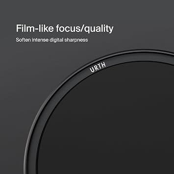 Urth 77mm Magnetic Ethereal Black Mist ¼ Diffusion Filter (Plus) - Cinematographic Effect with 20-Layer Nano-Coated Particles for Light Scattering