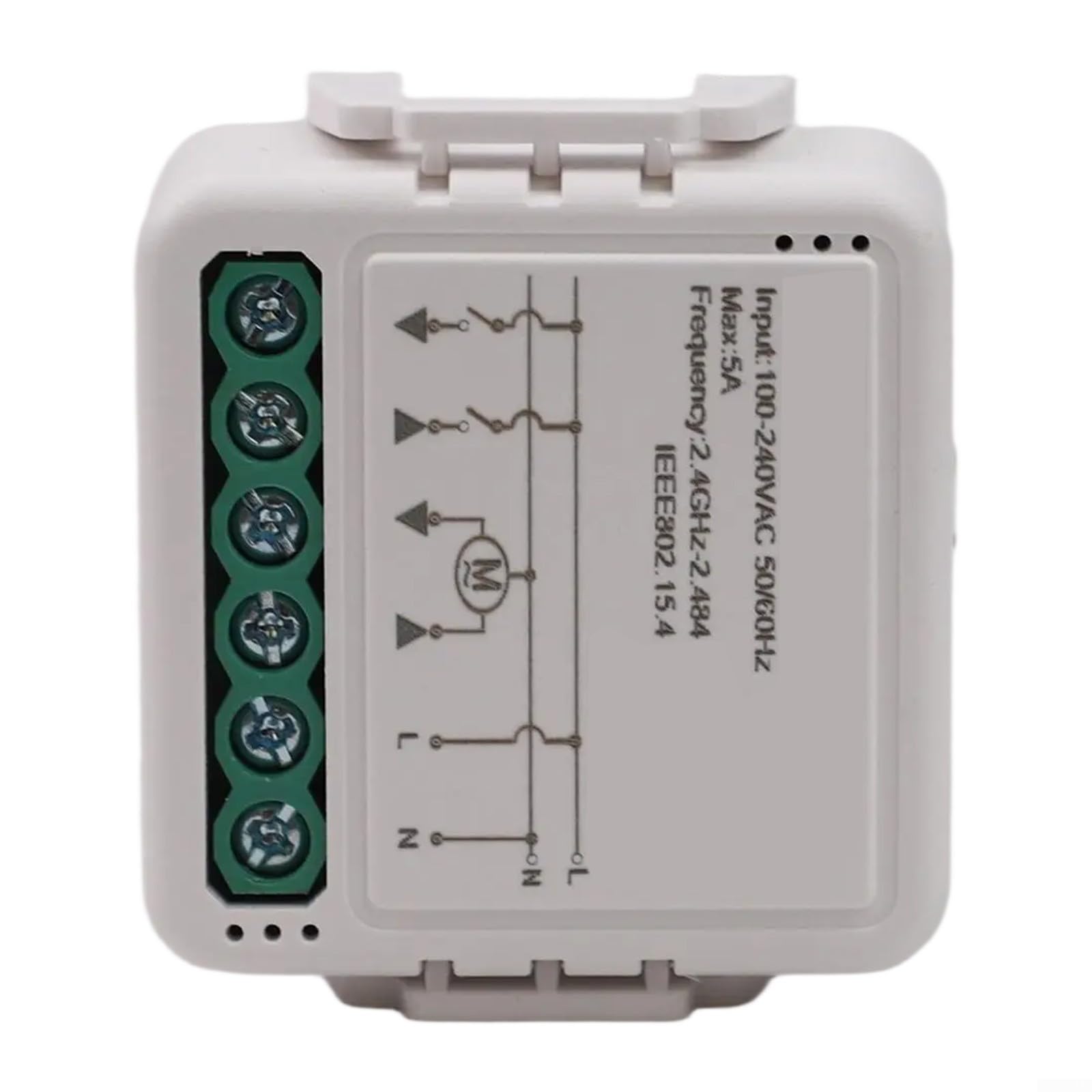 Módulo de relé con interruptor de persiana inteligente WiFi para cortinas motorizadas eléctricas, toldos, para Tuya para control remoto Smart Life, función de temporizador, para Alexa (para zigbee)