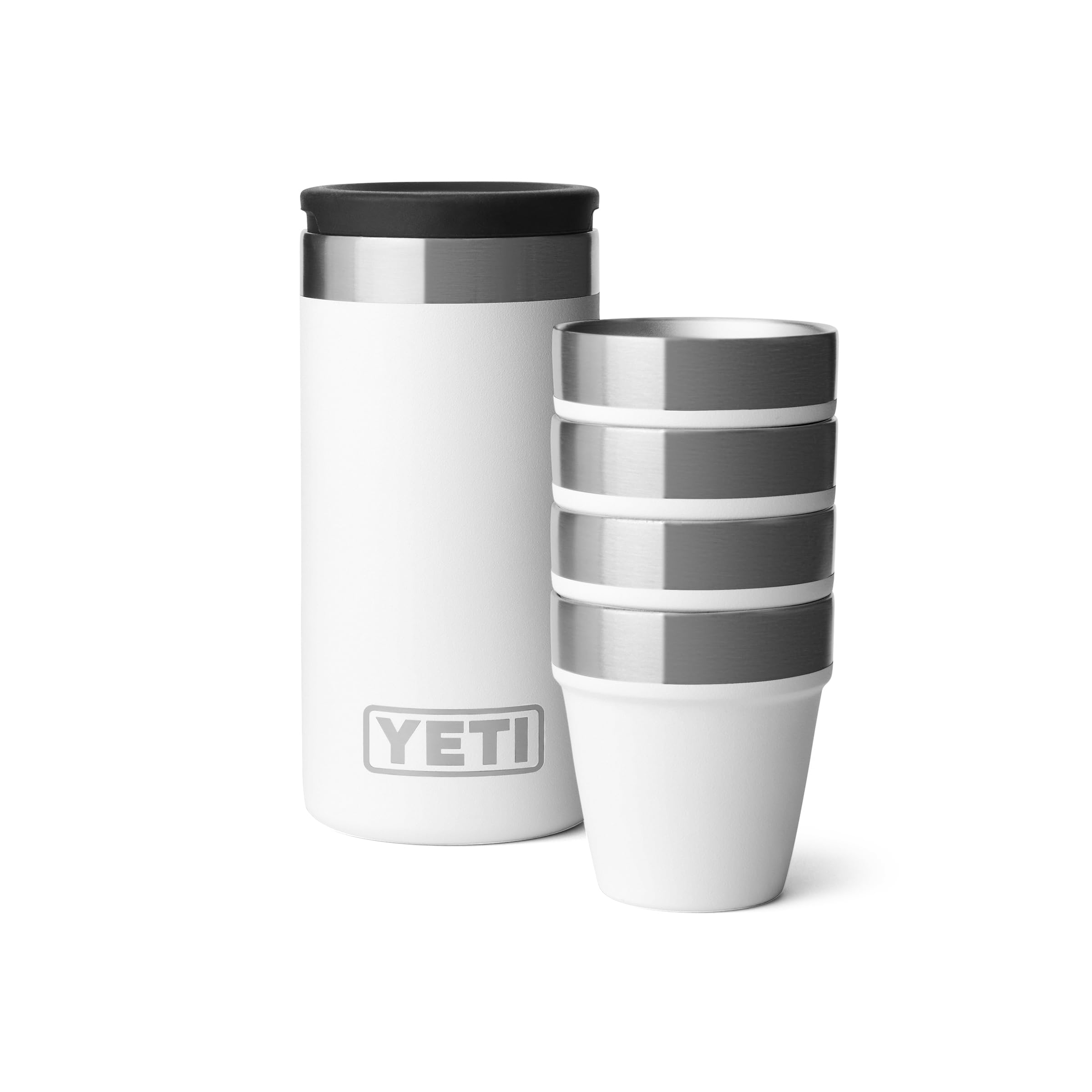Amazon | YETI ショットグラス キャリーケース付き 4個セット ホワイト