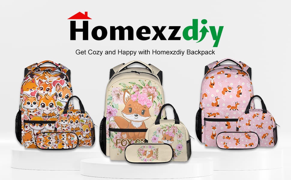 Homexzdiy Personalized Kids School Backpack for Girls, 16