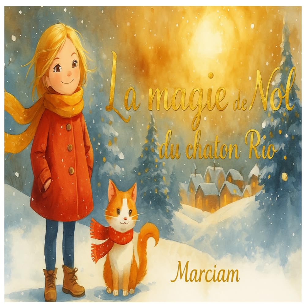 Lá magie de Noël du chaton rio: Un conte feérique sur l’amour,l’amitié et la magie de Noël