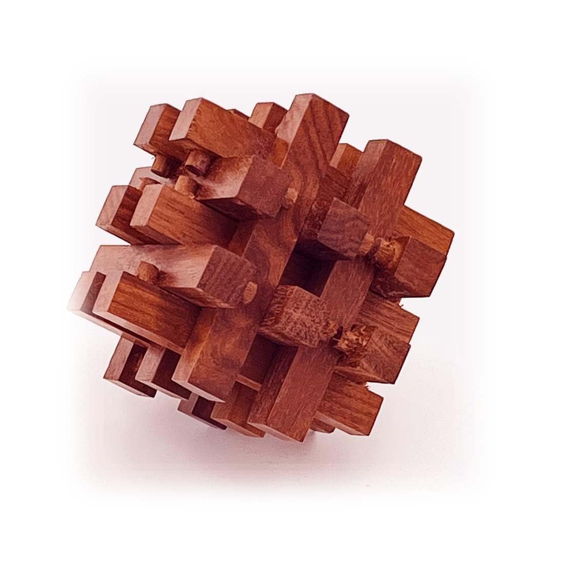 Zyntix Wooden Square 18 Pieces Piller Puzzle for Child/Adult/Young Sheesham | Wooden Toys Increase Brain Power | Traditional Challenging Puzzle Game for Kids and Adults (18 pillers) (B08HQLFL5G) Amazon Price History, Amazon Price Tracker