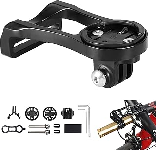 Bicycle computer mount, front mount for bicycle handlebars, bicycle stem mount, bicycle computer mount, bicycle computer handlebar mount, bicycle mount for sports cameras, bicycle computers