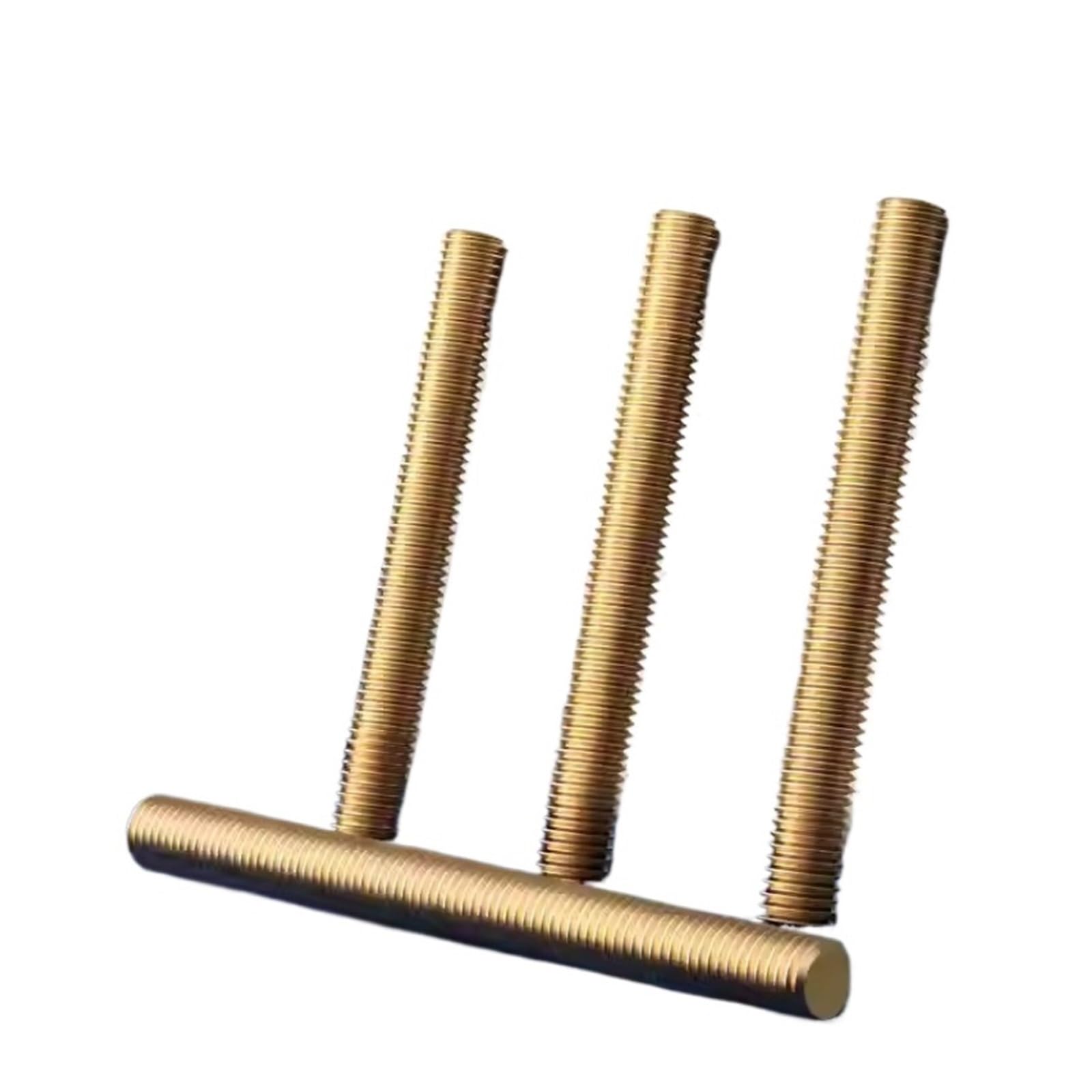 1 pieza M2 M2.5 M3 M4 M5 M6 M8 M10 M12M M14 M16 M18 M20 varilla roscada completa de latón(M14x500mm(1pcs))
