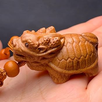 Amazon.co.jp: 020554 厄除け魔除け 桃の木龍亀ろんぐい