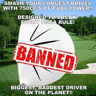 White Ghost Sooolong Illegal Non-CONFORMING High COR 750cc Huge Distance + Accuracy Oversize Golf Driver Component Head