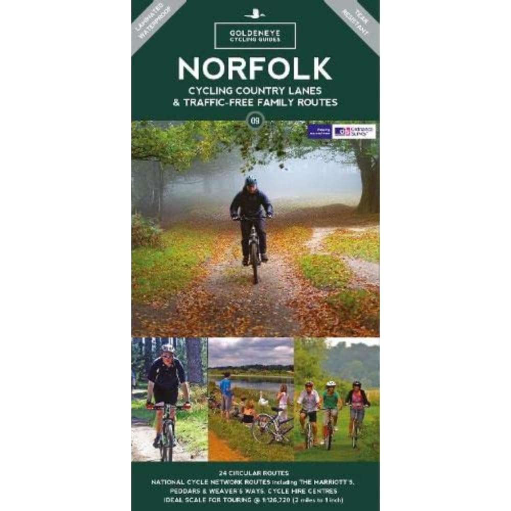 Norfolk Cycling Country Lanes Map