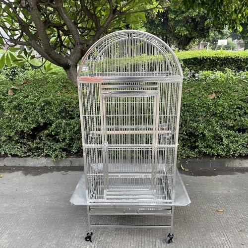 BMWPET SUS201 Stainless Steel PLAYTOP Style Bird CAGE Parrot CAGE 24"X22"X60"