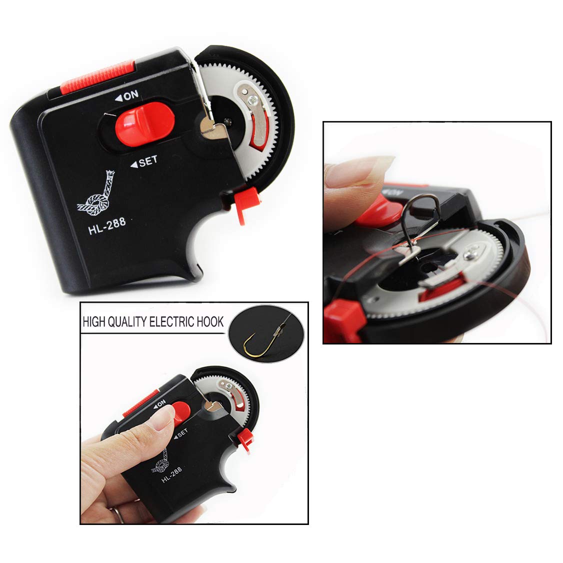 Herramienta de Empatador de Anzuelos Automático para Pesca