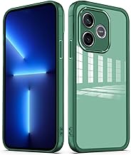 YUXING Case for Honor 600 Lite Transparent Case with Rear Camera Protector Very Thin and Shockproof Slim Back Cover – Green