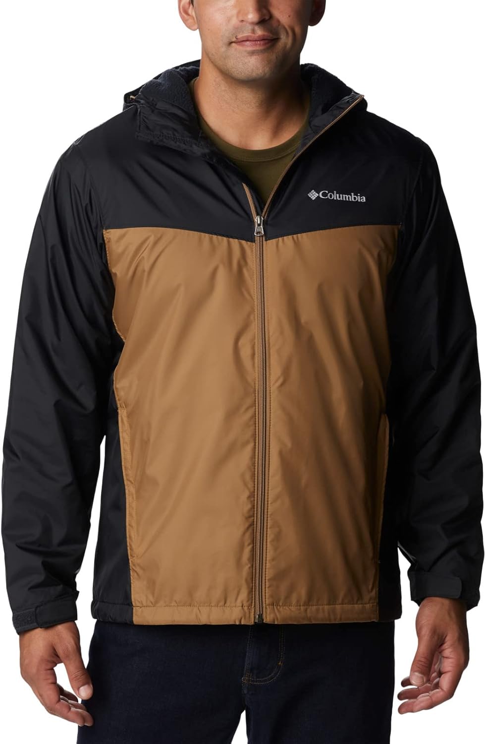 Columbia Men’s Glennaker Sherpa Lined Rain Jacket