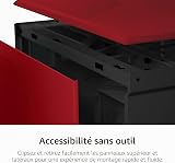 HYTE Y70 - Case da gioco ATX in vetro temperato panoramico a doppia camera con design moderno, con cavo riser PCIE 4.0 incluso, rosso (CS-HYTE-Y70-BR) - 9