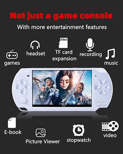 Miniatura 6 de Consola de videojuegos de 4.3 pulgadas, 8 GB, 2000 Retrp incorporada, juegos clásicos para múltiples simuladores, el juego puede guardar múltiples