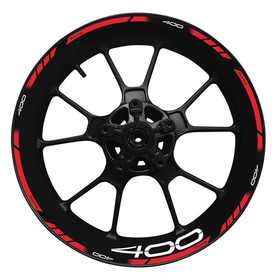 K ステッカー 17点セット For KAWASAKI Ninja ZX-4RR ZX4RR 17 Inch Wheel Hub Decal