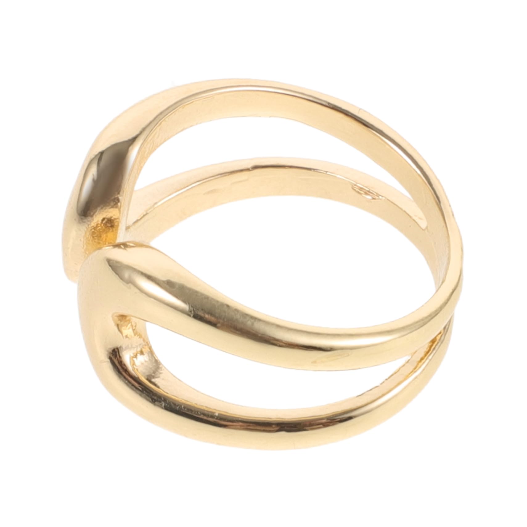 TENDYCOCO Adjustable Open End Ring for Women Hug Ring for Couples Minimalist Fashion Jewelry Safe Material for Lover