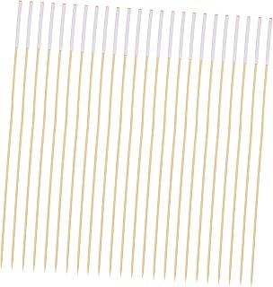 OUNONA 60Pcs Flower Bouquet Fixing Sticks DIY Supplies for Fruits Snacks and Floral Arrangements Khaki Color and Lightweight for Easy Crafting