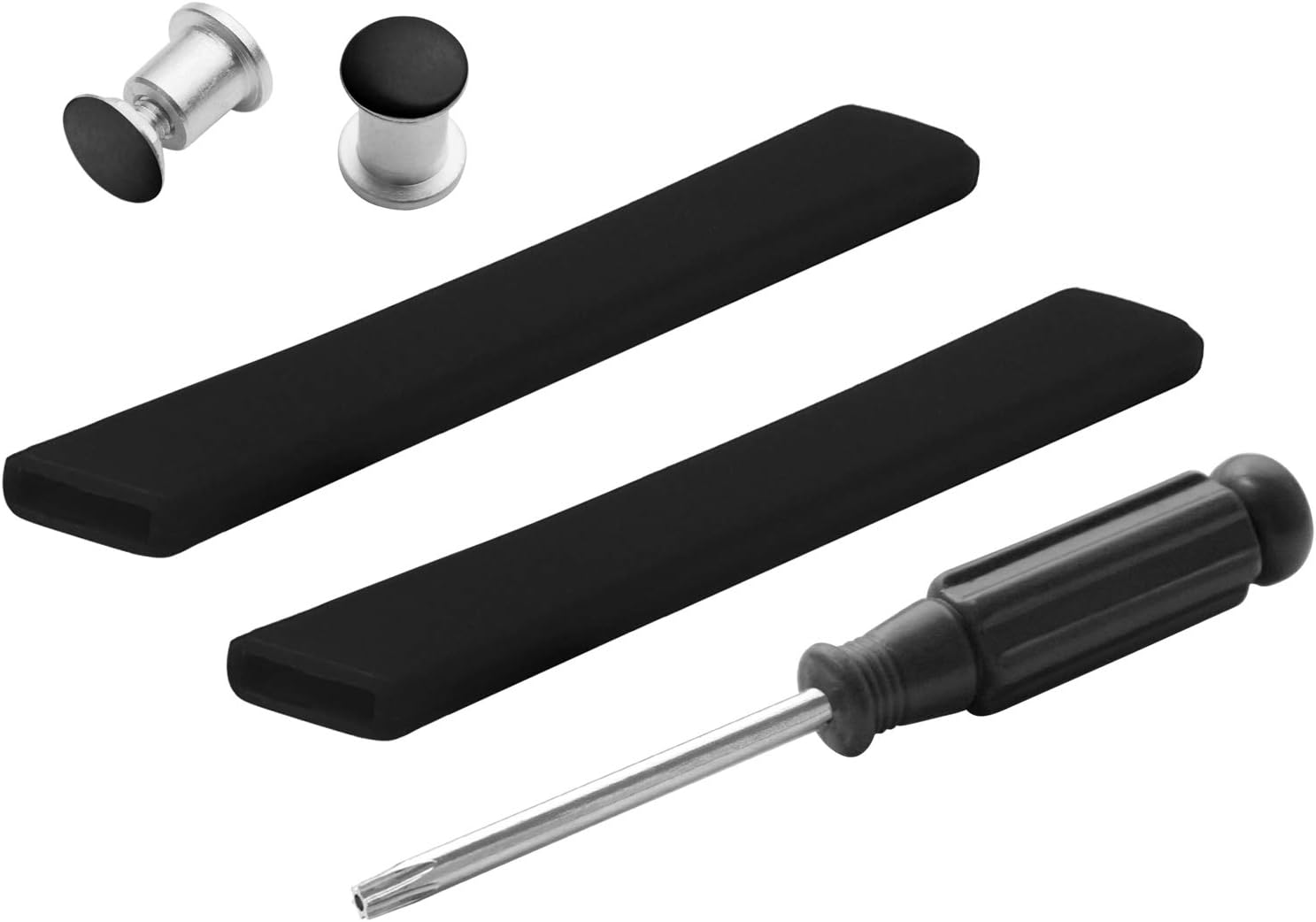 Vonxyz Rubber Kits Replacement for Oakley Split Jacket Sunglass - Black