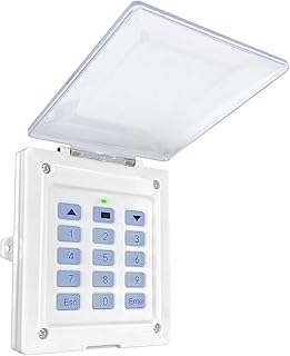 Blütezeit Wireless Keypad Digital Access System, Automatic Security Code Entry, Gate Operator Panel Remote Control for Automatic Sliding Gate Opener Motor