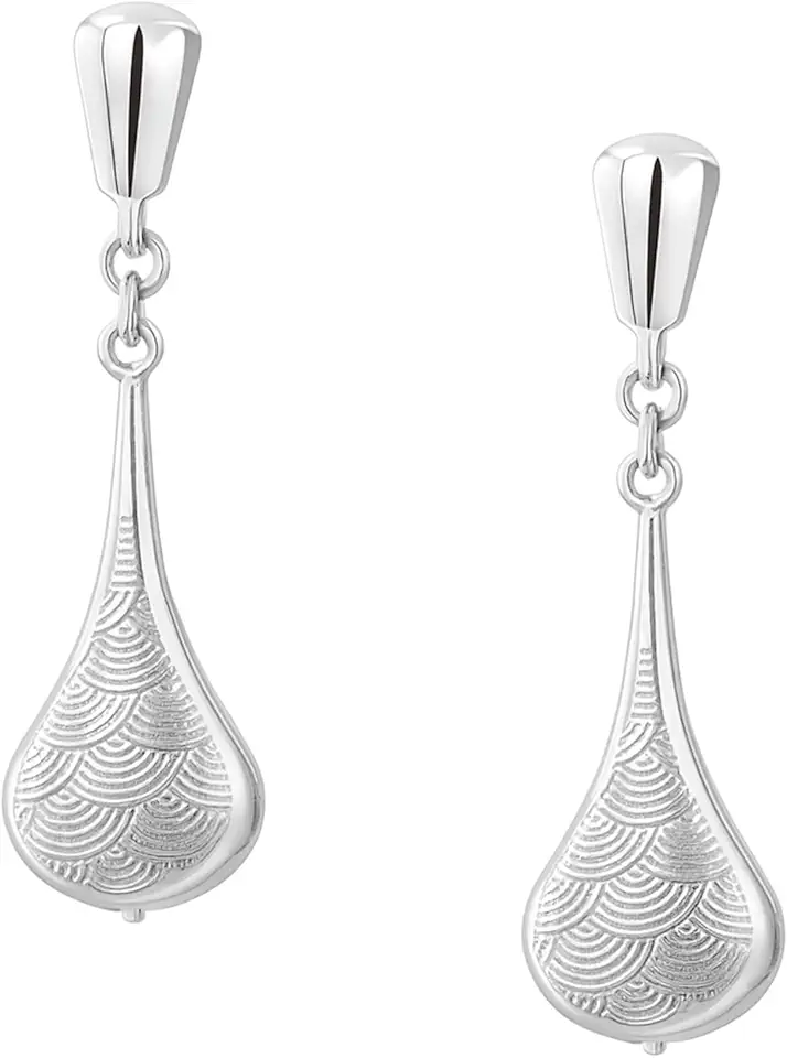 Brinco Gota Banhado Prata 925 Legítima