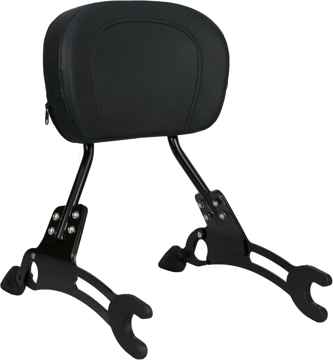 YHMOTO New Short Passenger Sissybar Detachable Backrest Rear Pad for Indian Challenger Chieftain Indian Pursuit Springfield Roadmaster Vintage 2014-2025 (Black)