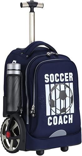 Bolsa rodante para laptop de 14 pulgadas, bolsa de libros con ruedas de 19 pulgadas, bolsa de computadora con ruedas, bolsa de viaje con ruedas